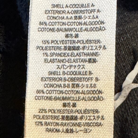 Free People Dark Gray Doiley-Knit Lace Oversized Hood Sweater Jacket Sz Small - Picture 12 of 13